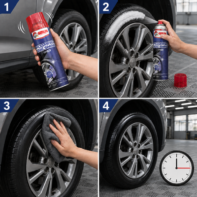 Goede prijs. GETSUN GT-1127 550 ml Aerosol Foaming Tire Shine Spray online