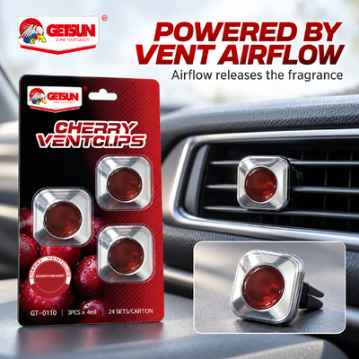 Ein guter Preis. GETSUN GT-0110 Cherry Vent Clips 4ml Each 3-Piece Set online