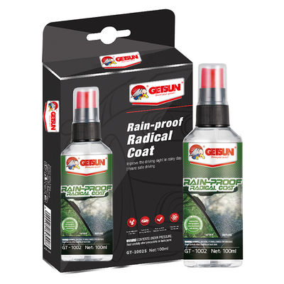 Durchsichtige Fluor-Plastik-Regenfeste Radikale Mantel-Kit Anti-Nebel Windschutzscheibe Spray