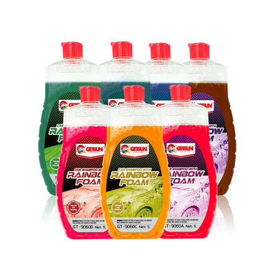 Ein guter Preis. GETSUN Farbenfrohe Hochglanz-Autowaschlösung Regenbogen-Schaum-Auto-Shampoo Online