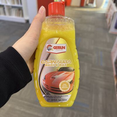 Un buen precio. 500 ml de champú para automóviles de cera de Carnauba con barrera hidrofóbica para brillo y protección óptimos en línea