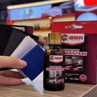 Dobra cena. Zestaw do odnowy reflektorów i lakierów do jasnego, jasnego i wolnego od mgły wykończenia z roztwarzalną w wodzie formułą do usuwania zadrapań, żółcenia i utleniania w Internecie